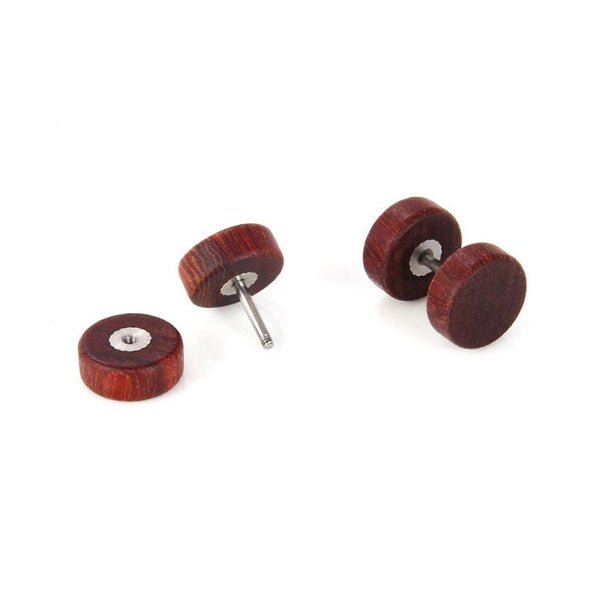 Punk Wooden Earrings