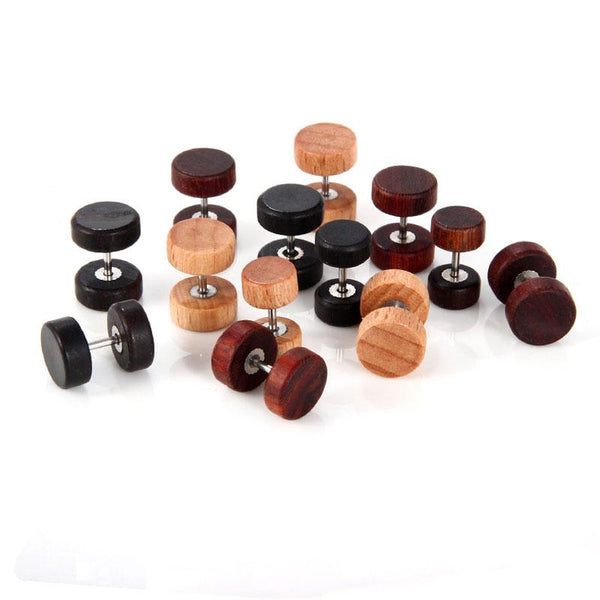 Punk Wooden Earrings