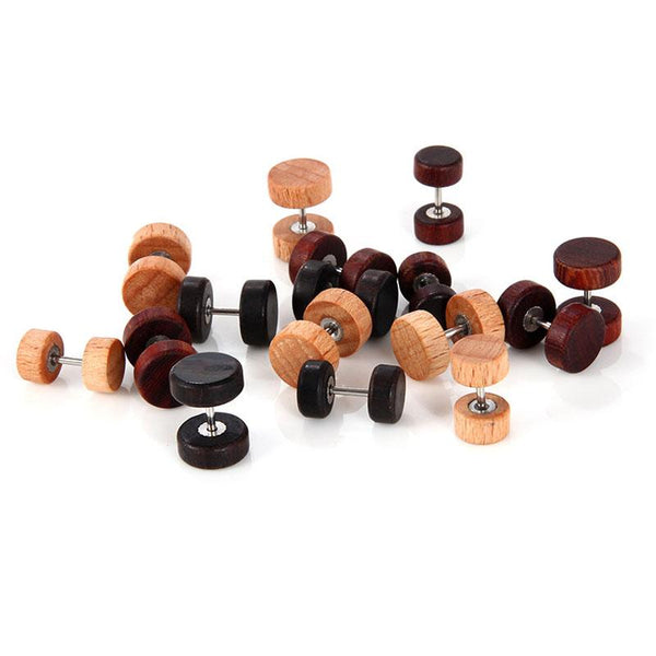 Punk Wooden Earrings
