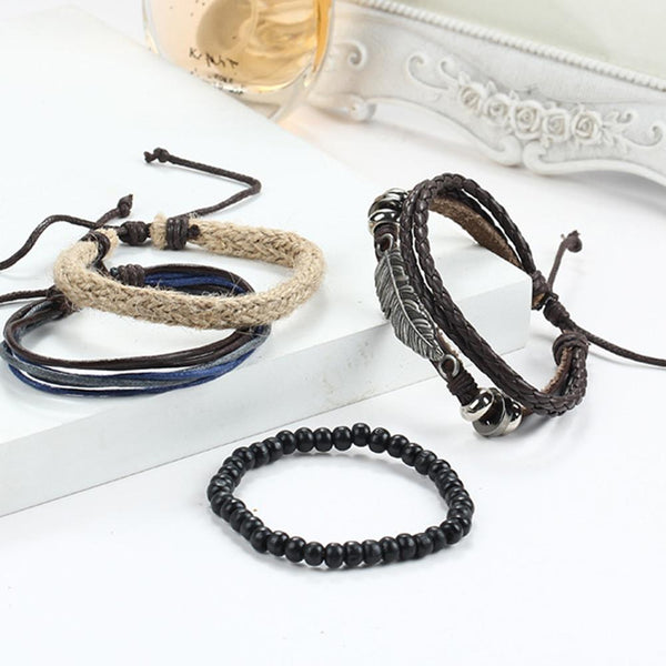 Fashion Retro Feather Wristband