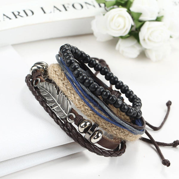 Fashion Retro Feather Wristband