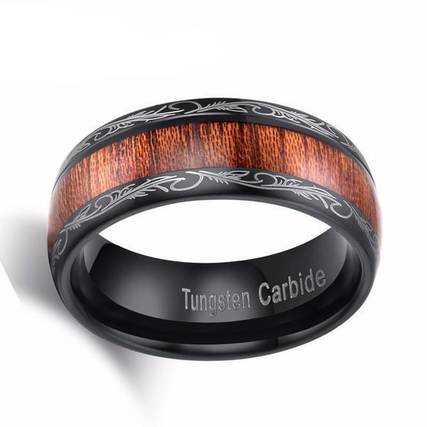 Black Tungsten Carbide Ring