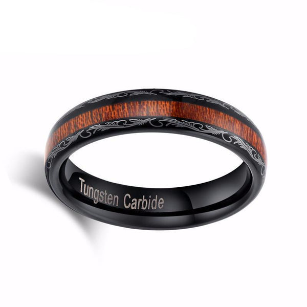 Black Tungsten Carbide Ring
