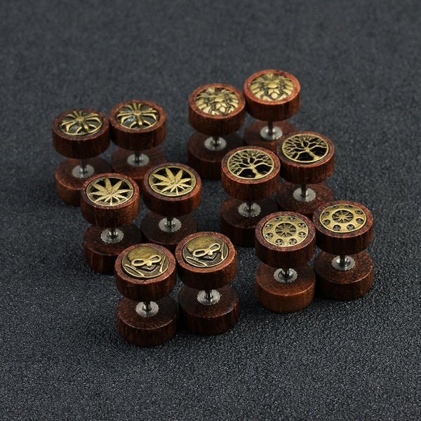 Stainless Steel Wood Barbell Stud