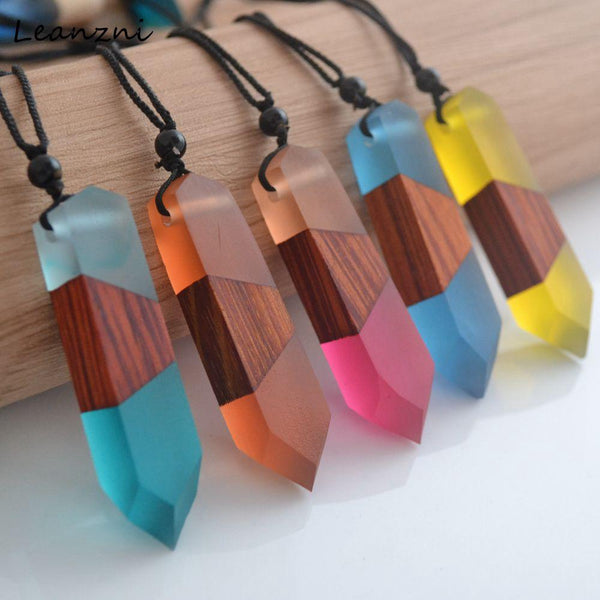 Fashion Wood Resin Necklace