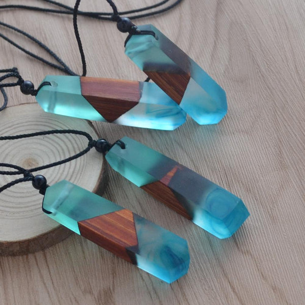 Fashion Wood Resin Necklace