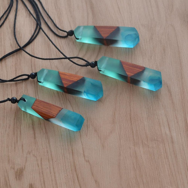 Fashion Wood Resin Necklace