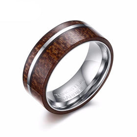 Comfort Fit Wooden Ring
