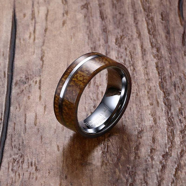 Comfort Fit Wooden Ring
