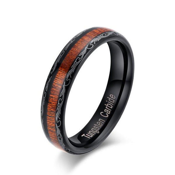 Black Tungsten Carbide Ring