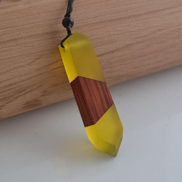 Fashion Wood Resin Necklace