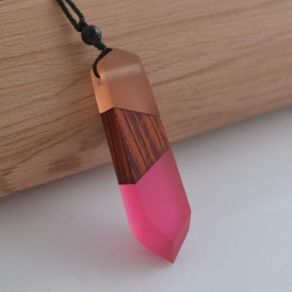 Fashion Wood Resin Necklace
