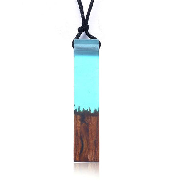Vintage Fashion Wood Resin Necklace