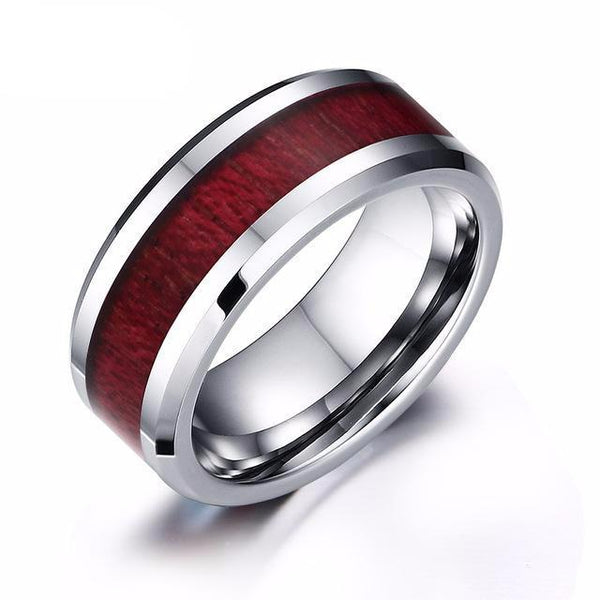 Retro Wood Grain Men's Ring